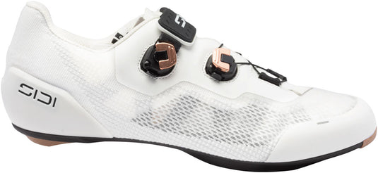 SIDI-Genius-X-Vapo-Road-Shoes-Men's-White-White-Road-Bike-Cycling-Shoes