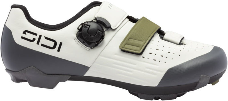 Load image into Gallery viewer, SIDI-Silvis-XC-Clipless-Shoes-Mens-Ice-White-Olive-Green-Ice-White-Sand-Mountain-Biking-Shoes
