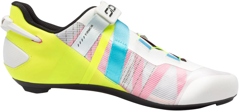 Load image into Gallery viewer, SIDI Wire 3 Road Shoes - Mens, White/Yellow Fluo, 40.5
