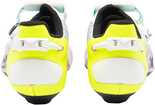 SIDI Wire 3 Road Shoes - Mens, White/Yellow Fluo, 43.5