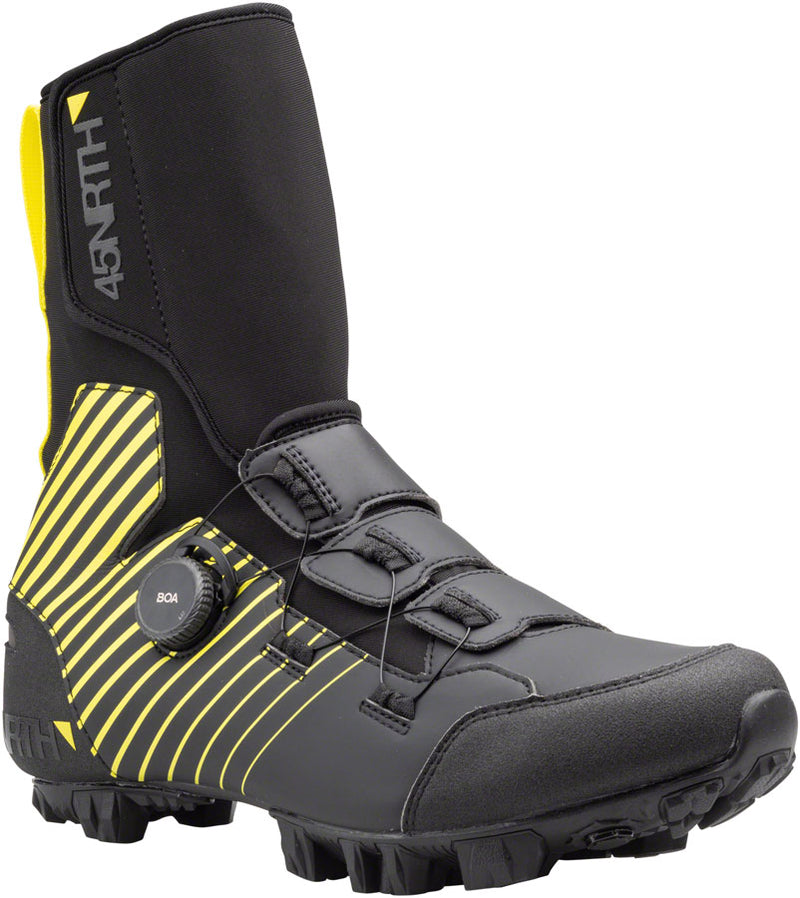 Load image into Gallery viewer, 45NRTH Ragnarok Tall Cycling Boot - Black, Size 45
