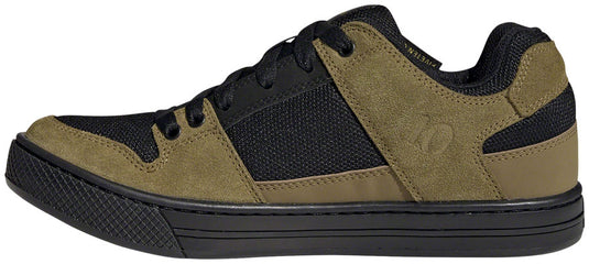 Five Ten Freerider Flat Shoes  - Men's, Hazy Yellow / Wild Moss / Core Black, 11