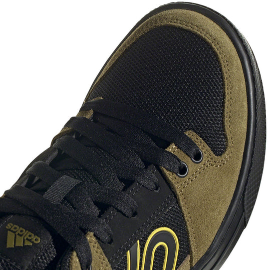 Five Ten Freerider Flat Shoes  - Men's, Hazy Yellow / Wild Moss / Core Black, 11