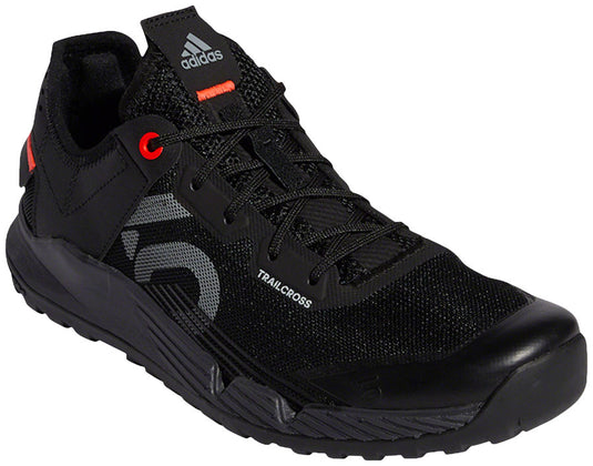 Five-Ten-Trailcross-LT-Flat-Shoe---Women's--Core-Black---Grey-Two---Solar-Red-7--Flat-Shoe-for-platform-pedals_FTSH0651