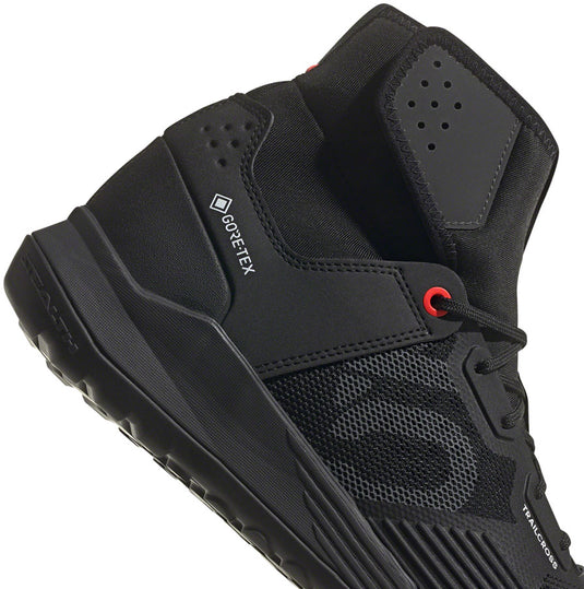 Five Ten Trailcross GTX Flat Shoes - Men's, Core Black / DGH Solid Gray / FTWR White, 14