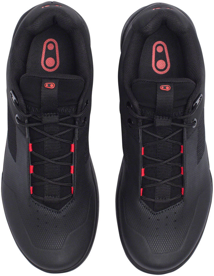 Crank Brothers Stamp Lace Men's Flat Shoe - Black/Red/Black, Size 11.5