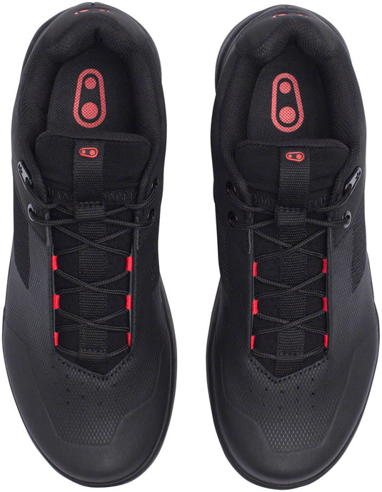 Crank Brothers Stamp Lace Men's Flat Shoe - Black/Red/Black, Size 12