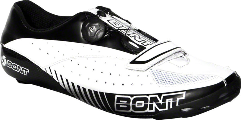 Load image into Gallery viewer, Bont Blitz Cycling Road Shoe: Euro 36 White/Black Replaceable Sole Guards
