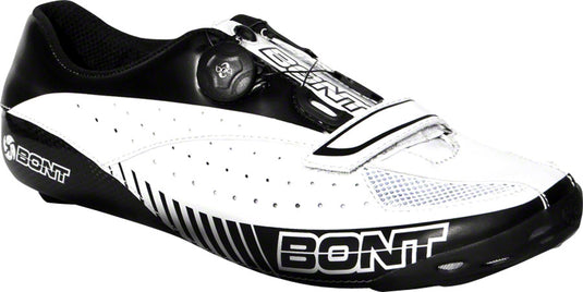 Bont Blitz Cycling Road Shoe: Euro 36 White/Black Replaceable Sole Guards