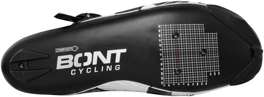 BONT Riot Buckle Road Cycling Shoes - Black/White, Size 40