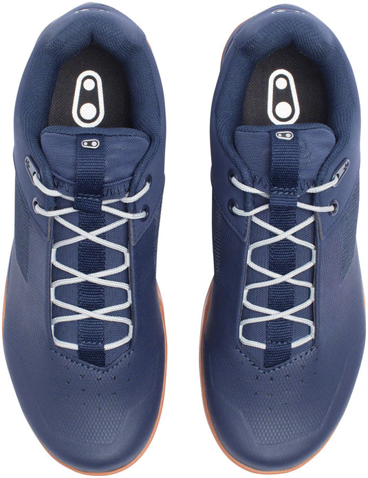 Crank Brothers Stamp Lace Men's Flat Shoe - Navy/Silver/Gum, Size 12