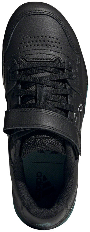 Five Ten Hellcat Mountain Clipless Shoes - Women's, Core Black / Crystal White / Hazy Emerald, 10.5