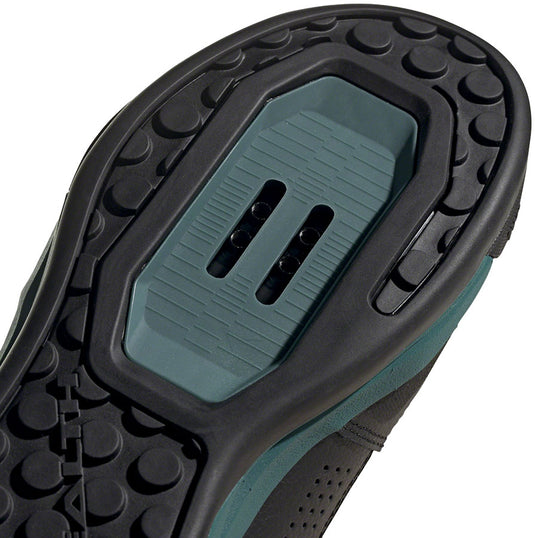 Five Ten Hellcat Mountain Clipless Shoes - Women's, Core Black / Crystal White / Hazy Emerald, 9