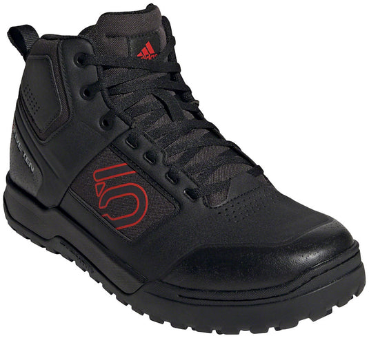 Five-Ten-Impact-Pro-Mid-Flat-Shoes-Men's-Core-Black-Red-Core-Black-Core-Black-Red-Core-Black-8-Flat-Pedal-Shoes
