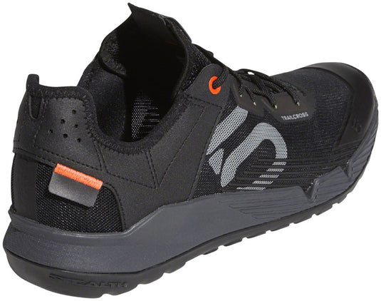 Five Ten Trailcross LT Flat Shoes - Men's, Core Black / Gray Two / Solar Red, 8