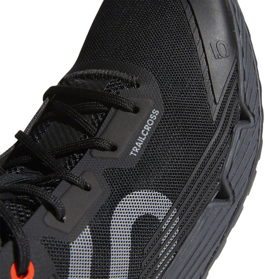 Five Ten Trailcross LT Flat Shoes - Men's, Core Black / Gray Two / Solar Red, 12