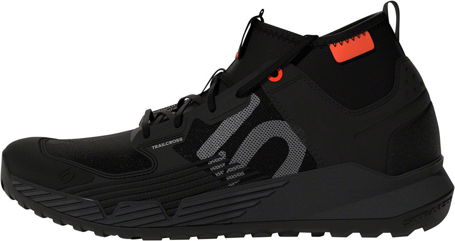 Five Ten Trailcross XT Flat Shoes - Men's, Core Black / Gray Four / Solar Red, 7.5