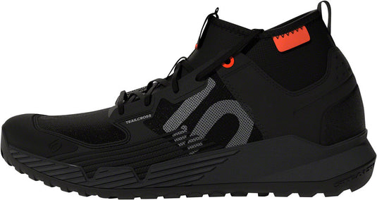 Five Ten Trailcross XT Flat Shoes - Men's, Core Black / Gray Four / Solar Red, 9.5