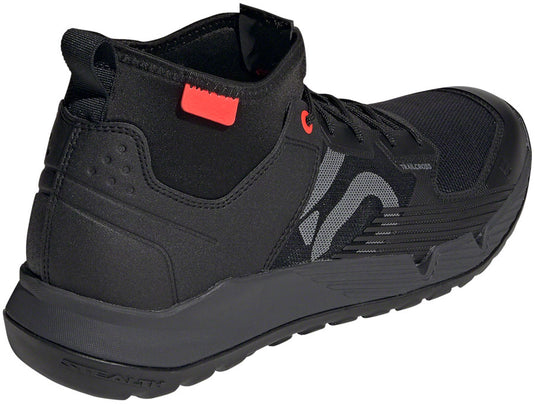 Five Ten Trailcross XT Flat Shoes - Men's, Core Black / Gray Four / Solar Red, 7
