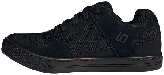 Five Ten Freerider Flat Shoes - Men's, Core Black / Core Black  / Red, 12.5