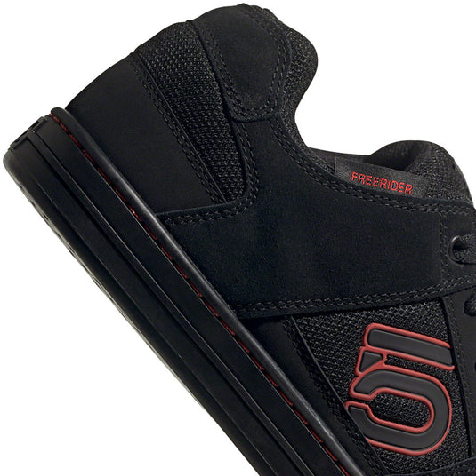 Five Ten Freerider Flat Shoes - Men's, Core Black / Core Black  / Red, 13