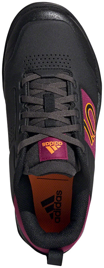 Load image into Gallery viewer, Five Ten Impact Pro Flat Shoes - Women's, Core Black / Signal Orange / Power Berry, 7
