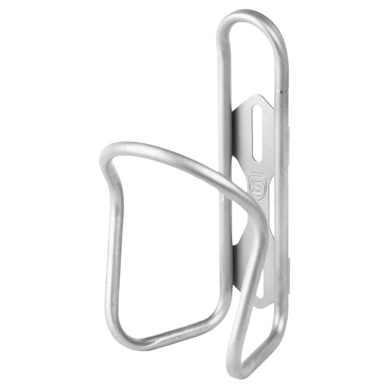 Load image into Gallery viewer, Silca Sicuro Titanium Cage V2 Bike Bottle Cages Lightweight, Seamless Titanium, Silver, Durable Cycling Accessory (Set of 2)

