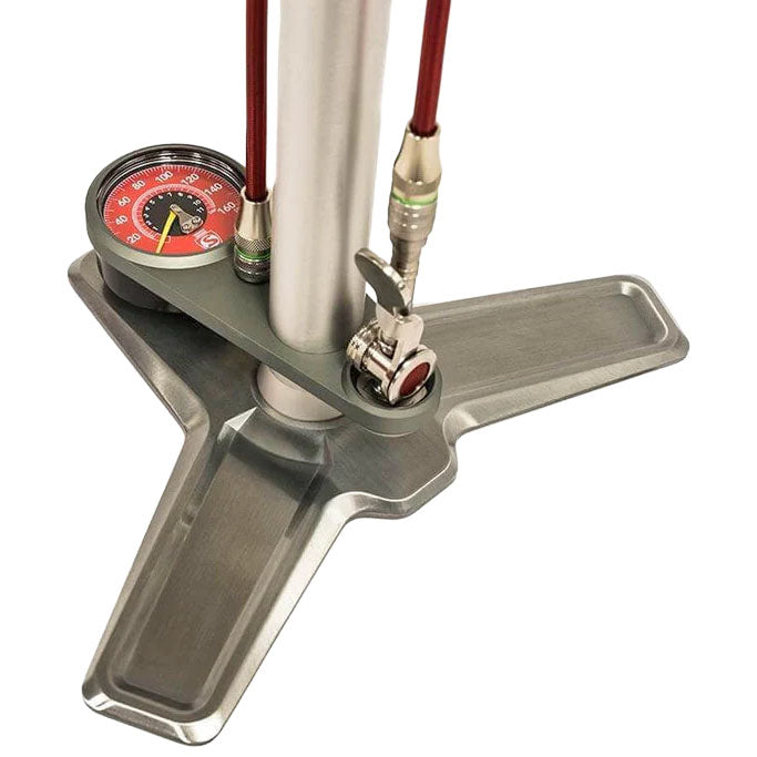 Load image into Gallery viewer, Silca SuperPista Ultimate Hiro, Floor Pump, 160psi, Silver
