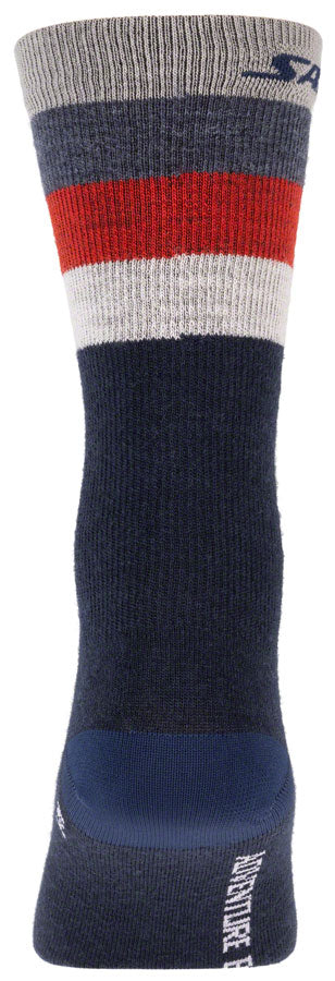 Load image into Gallery viewer, Salsa Arctica Wool Socks - Denim, w/Stripes, Small/Medium
