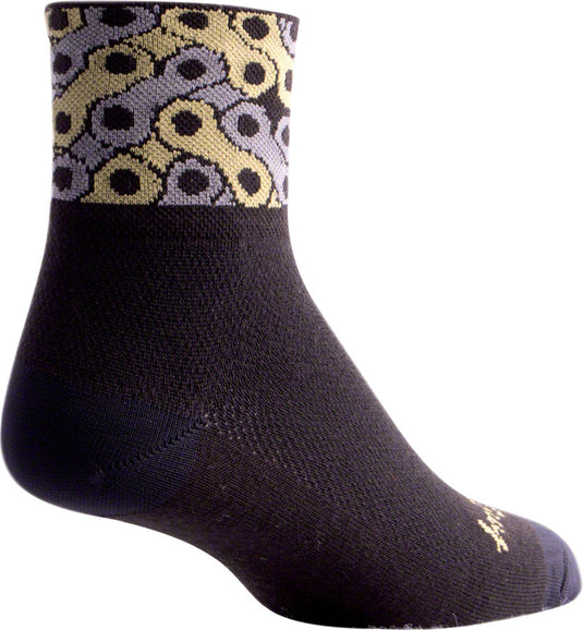 2 Pack SockGuy Classic Links Socks 3 inch Black Large X-Large Unisex Synthetic