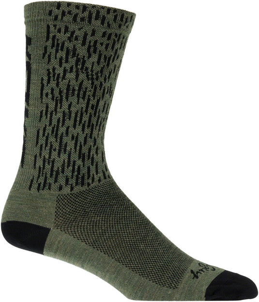 Salsa Hinterland Sock - Small/Medium, Olive Green