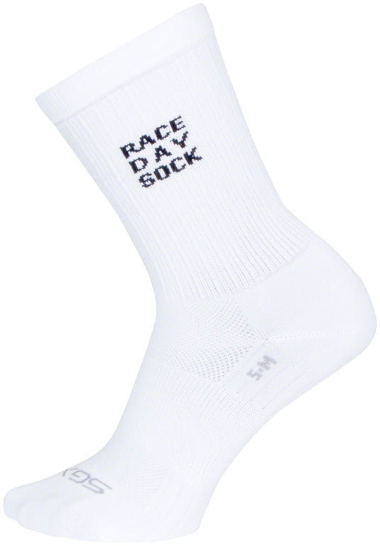 SockGuy SGX Generic Socks - 6", White, Small/Medium