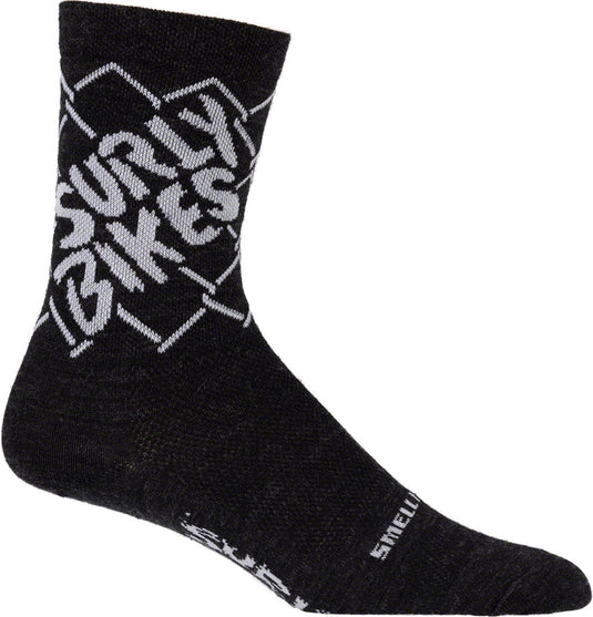 Surly On the Fence Socks - Charcoal, Small