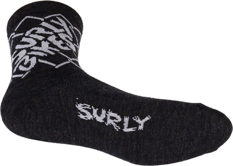 Load image into Gallery viewer, Surly On the Fence Socks - Charcoal, X-Large
