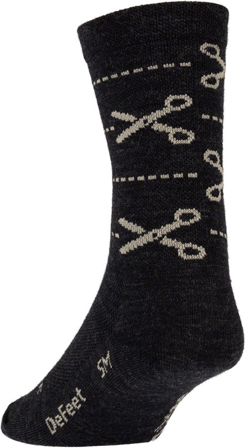 Load image into Gallery viewer, Surly Measure Twice Socks - Charcoal, Large
