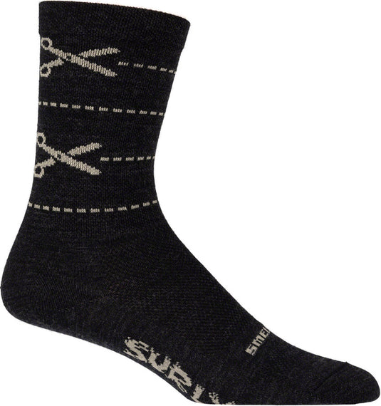 Surly Measure Twice Socks - Charcoal, Medium