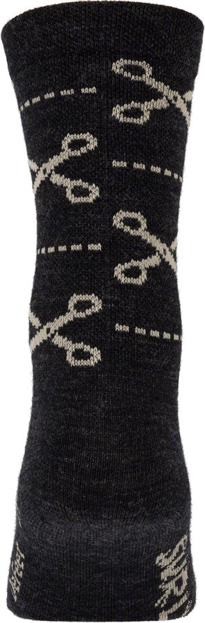 Load image into Gallery viewer, Surly Measure Twice Socks - Charcoal, Large
