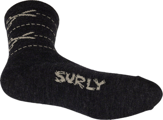 Surly Measure Twice Socks - Charcoal, X-Large