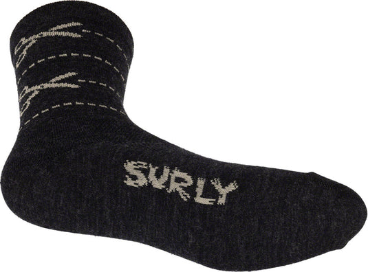 Surly Measure Twice Socks - Charcoal, Large