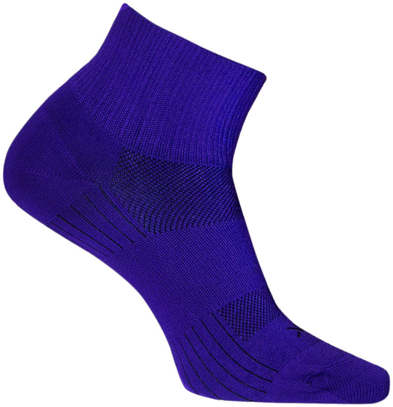 Load image into Gallery viewer, Pack of 2 SockGuy Purple Sugar SGX Socks - 2.5 inch, Purple, Small/Medium
