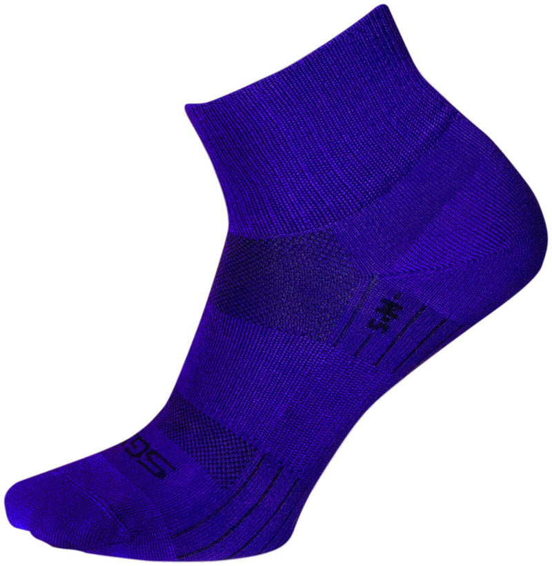 Load image into Gallery viewer, Pack of 2 SockGuy Purple Sugar SGX Socks - 2.5 inch, Purple, Large/X-Large
