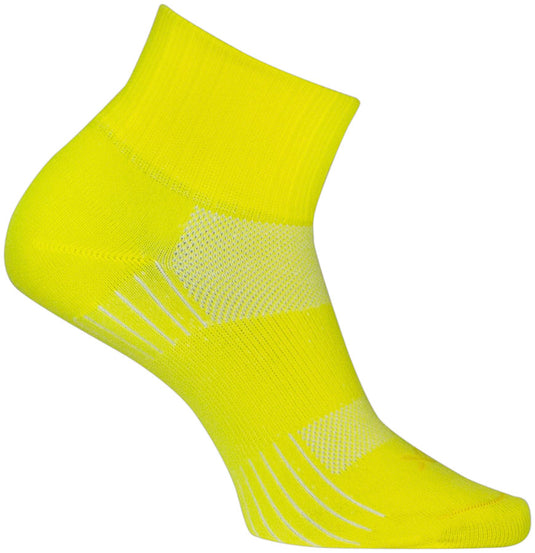 Pack of 2 SockGuy Yellow Sugar SGX Socks - 2.5 inch, Yellow, Large/X-Large