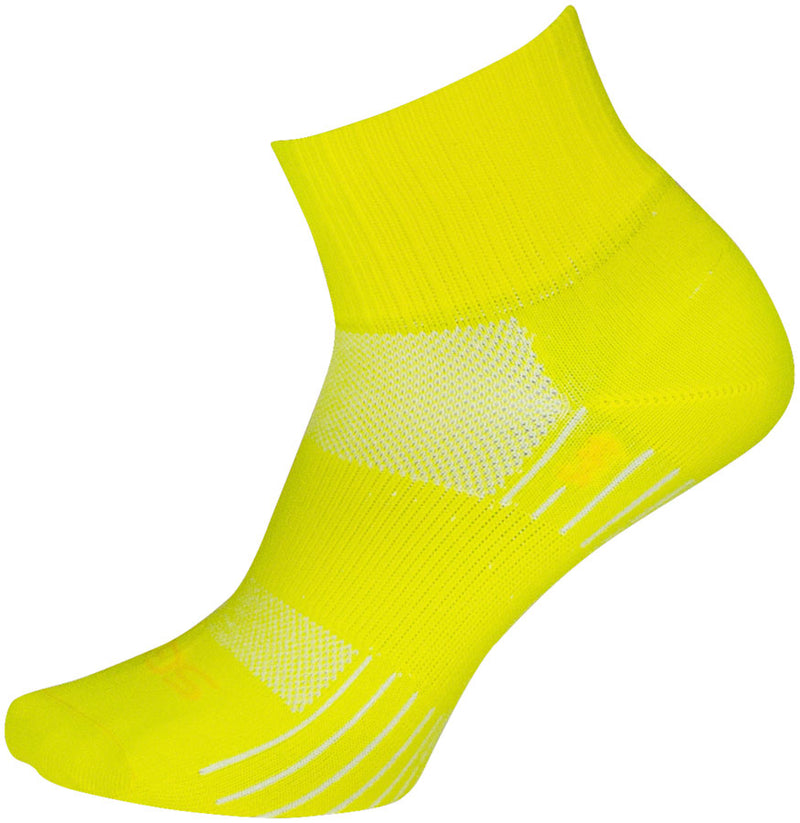 Load image into Gallery viewer, SockGuy Yellow Sugar SGX Socks - 2.5&quot;, Yellow, Large/X-Large
