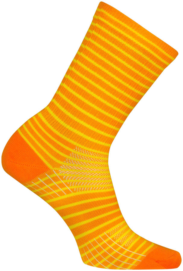 SockGuy Gold Stripes SGX Socks - 6 inch, Gold, Large/X-Large