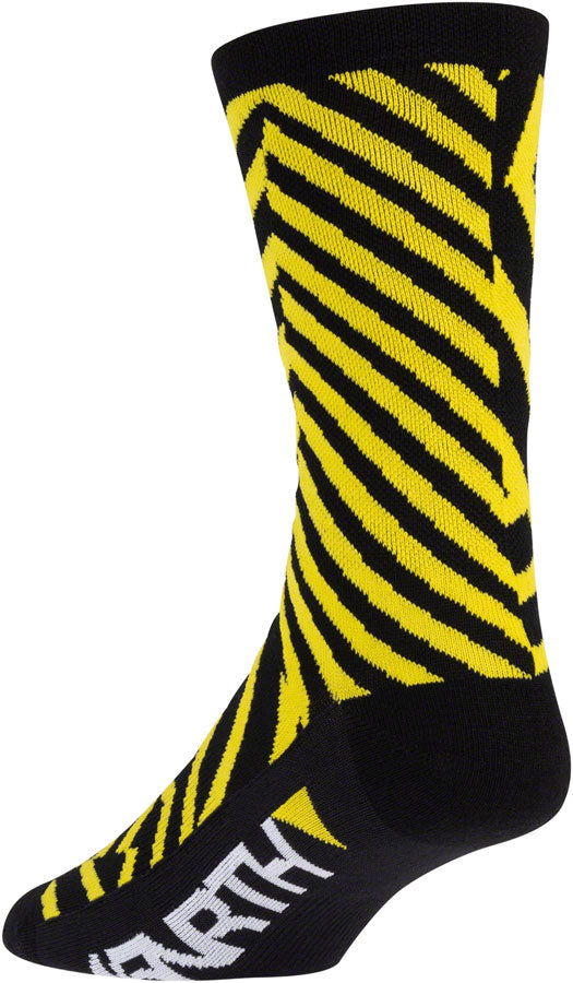 Load image into Gallery viewer, 45NRTH Dazzle Lightweight Wool Socks - Yellow, Small
