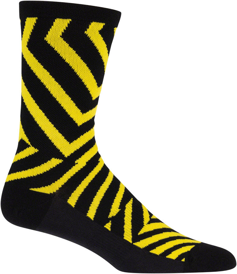 Load image into Gallery viewer, 45NRTH Dazzle Lightweight Wool Socks - Yellow, Large
