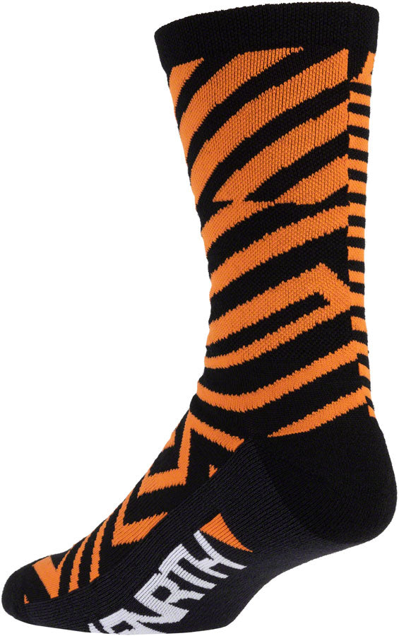 Load image into Gallery viewer, 45NRTH Dazzle Midweight Wool Sock - Orange, Small
