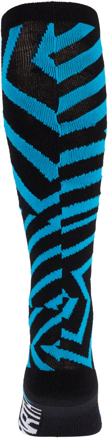 45NRTH Dazzle Midweight Knee Wool Sock - Blue, Medium