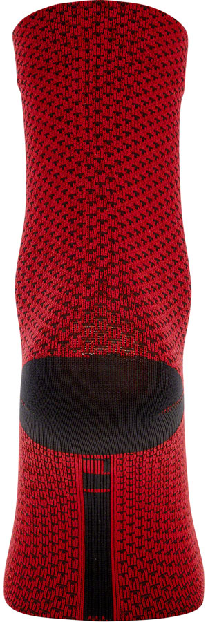 GORE C3 Dot Mid Socks - Red/Black, 6.7