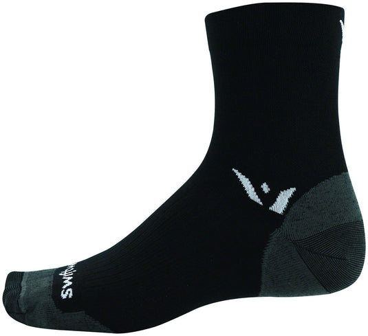 Swiftwick Pursuit Four Ultralight Socks - 4 inch, Black, Small